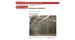 Desktop Screenshot of carbotti-scaffalature.com